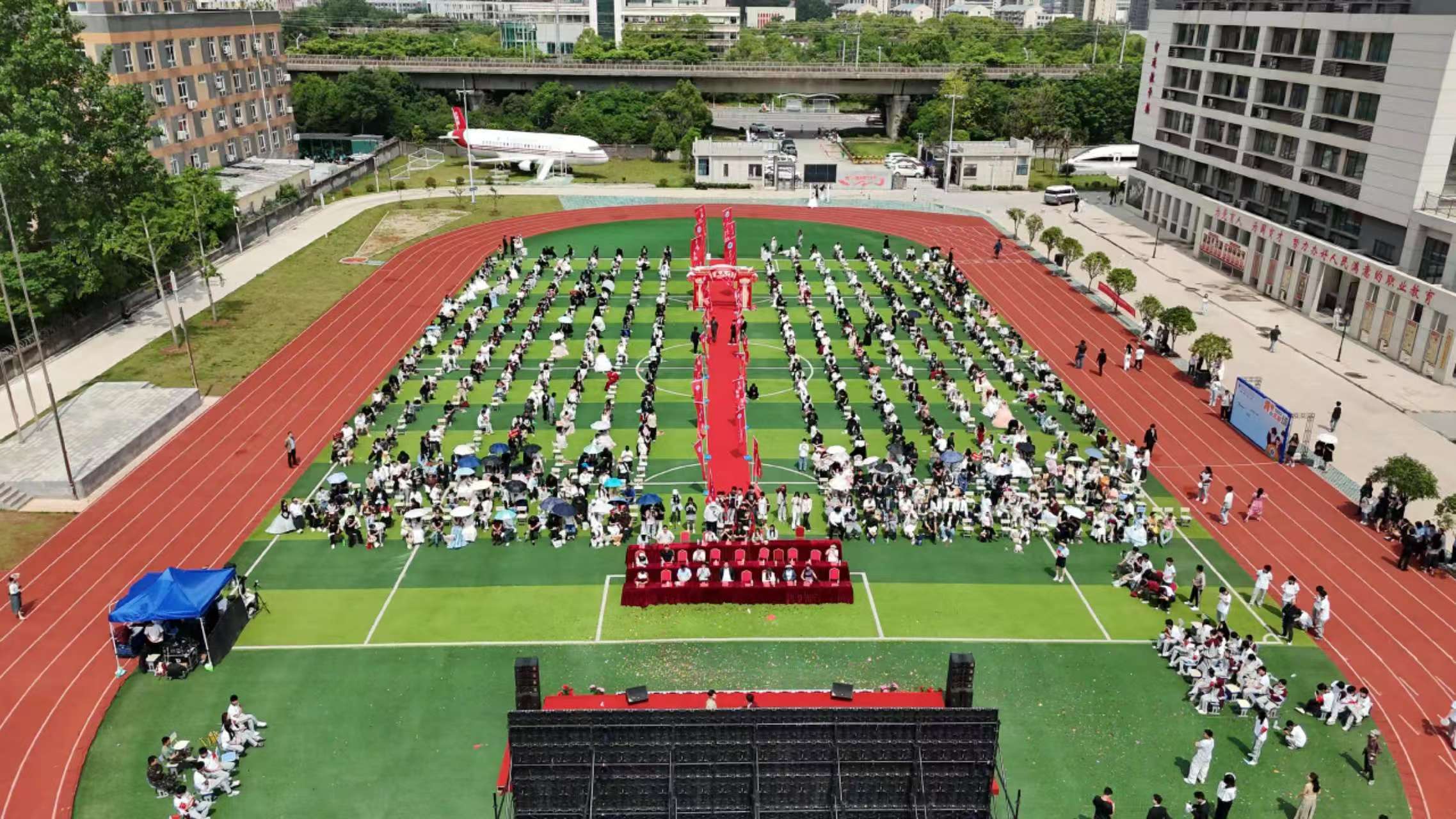 合作合影
